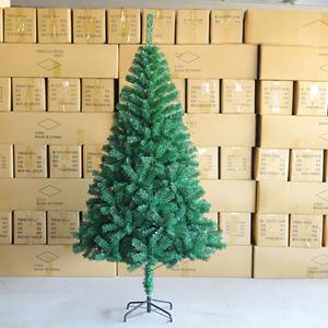 Sapin de Noël floqué avec effet neige tombante en PVC crypté - Product Image 4