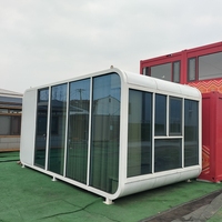Structure rapide de villa de conception de capsule de l'espace de Chambre en acier préfabriquée écologique moderne