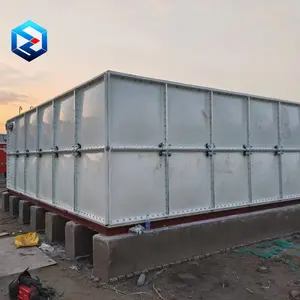 High Quality 1-5000M3 GRP FRP SMC Assembled Water Tank Bolted Panellized Cheaper Price Longer Lifetime ISO Certificate