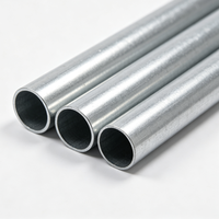Tuyau en acier rond GI 21,3-48,3 mm pré-galvanisé pour support solaire hors réseau et poteau de montage