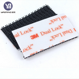 China fabrik direct gute qualität doppelseitige pilz stoff nylon runde platz <span class=keywords><strong>3</strong></span> m dual lock haken und schleife band für nähen - Product Image 3