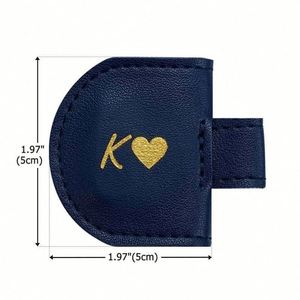Design Pu Leather Logo Promotional Clip Exquisite and Soft Custom Shape Magnetic Bookmark - Product Image 4