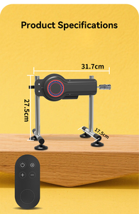 BANSEY Automatic Sex <b>Machine</b> 48W Strong Power 21 <b>Thrusting</b> Modes Wireless Remote 7cm Stroke Deep Penetration Piston Gun - Product Image 6
