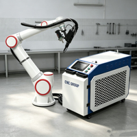 Robot de Soldadura Colaborativo de 6 Ejes, Cobot Portátil, Soldador Láser para Línea de Fabricación de Metal y Acero Inoxidable