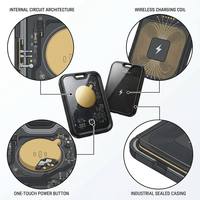 Traceur GPS Mini en Gros Anti-Perte Rechargeable Sans Fil Étanche IP67 Compatible FindMy Localisateur Intelligent Android Smart Tag