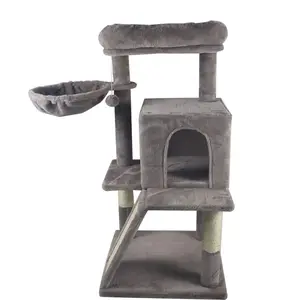 Relipet RL2254 BSCI denetlenmiş fabrika Morden tasarım Sisal kedi ağacı kınamak mobilya kedi Scratcher evi