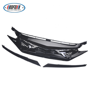 Grille avant en plastique noir brillant Cool Design pour <span class=keywords><strong>Civic</strong></span> Grill 2016-2018 - Product Image 4