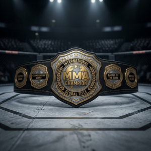 เข็มขัดแชมป์ MMA ระดับโลก แบบสั่งทำพิเศษ พร้อมชื่อและตำแหน่ง เข็มขัดแชมป์เฮฟวี่เวท ขนาดผู้ใหญ่ - Product Image 2