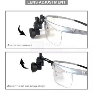 Lupa binocular quirúrgica Dental con faro LED lupas quirúrgicas lupa médica 2.5X 3.5X lupa - Product Image 4