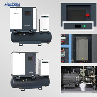 Compresseur d'air à vis rotatif OEM 10 bars 16 bars avec sécheur d'air et réservoir 300L 400L 500L