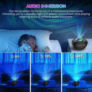 Mini Proiettore Galassia USB con Luce Notturna LED Sonora, Regalo per Bambini, Lampada Proiettore Stellare Intelligente con Cielo Stellato e Nebulosa - Product Image 4
