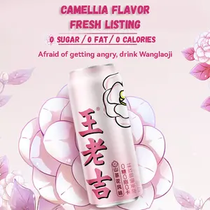 310ml camellia flavor wanglaoji soft drinks 12 bottles Chinese herbal tea wholesale price Exotic Asian drinks