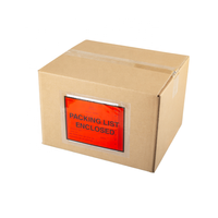 Enveloppes pour listes de colisage, documents inclus, enveloppe rouge pleine face auto-adhésive pour étiquettes d'expédition e-commerce transfrontalier