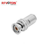 Conector Triaxial RF de fábrica Triax BNC macho abrazadera Triax TRB macho para Cable Coaxial TRX316