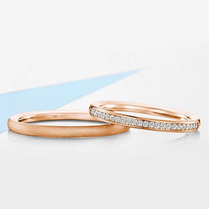 Fedi nuziali 18K bianco/giallo/oro rosa - Product Image 3