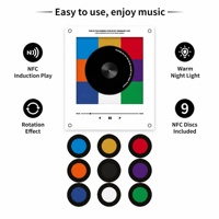 Nouvel aimant de réfrigérateur musical NFC (personnalisable) – Lecteur audio musical avec photo personnalisée pour mur ou réfrigérateur