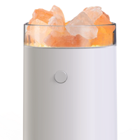 Humidificateur d'air USB domestique OEM, diffuseur d'huiles essentielles en pierre de sel de cristal, veilleuse, grande capacité, fonctionnement silencieux, garantie 1 an