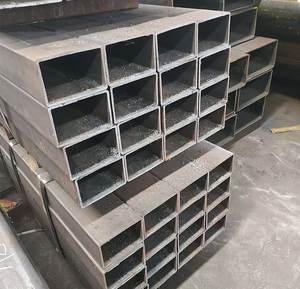 Penjualan langsung dari pabrik pipa baja karbon Q235 Q345 <span class=keywords><strong>S235jr</strong></span>-tabung persegi dan bagian tabung berongga persegi panjang Harga besi Per Ton - Product Image 2