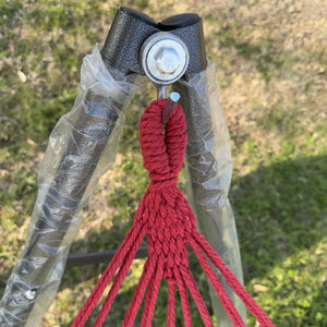 Di alta qualità della tela per adulti amache campeggio all'aperto Loft Net amaca all'aperto amaca pieghevole altalena con staffa in metallo