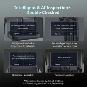 Imprimante 3D Anycubic Photon P1 160x160x180 mm, impression résine DLP avec écran LCD mono 10,1 pouces et prise en charge de matériaux bicolores - Product Image 6