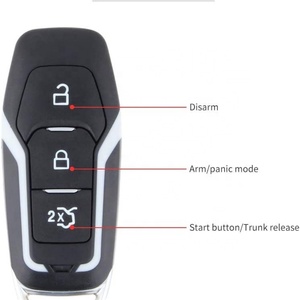 EASYGUARD EC002-FO2-NS PKE Car Alarm System Keyless Entry Auto Start Starter Push Start Button NFC <b>Lock</b> Unlock - Product Image 4