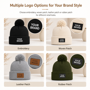 <span class=keywords><strong>Bonnet</strong></span> à pompon brodé avec logo personnalisé, idéal pour le <span class=keywords><strong>ski</strong></span>, le snowboard, les activités <span class=keywords><strong>de</strong></span> plein air, le camping, les magasins <span class=keywords><strong>de</strong></span> détail et les articles promotionnels <span class=keywords><strong>de</strong></span> marque. - Product Image 4