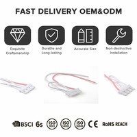 Flexible Silicone PBT Thermocouple Wire Harness Assembly Adapter Connectors for Computer Motorcycle High-Temperature Measurement