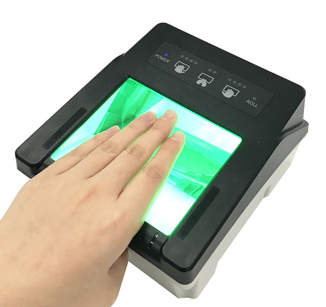 500 Dpi FAP60 Fingerprint Scanner 10 Fingers Fingerprint Reader FBI Certified 442 Biometric Scanner Livescan