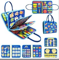 Erken eğitim meşgul öğrenme geliştirmek için bebekler çocuk kitap egzersiz oyuncak için öğrenme kartı hissettim