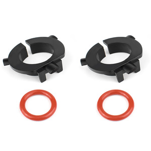 H7 Lamp Holder Base <b>Bracket</b> 25mm <b>Plastic</b> Socket Holder For Hyundai Sonata Kia K3 K4 K5 One Pair With Rubber Rings - Product Image 1