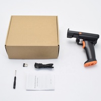 Scanner de codes-barres sans fil 2D haute performance à clip dorsal avec batterie 3000 mAh, 200 lectures/secondes, idéal pour la vente au détail et l'entreposage