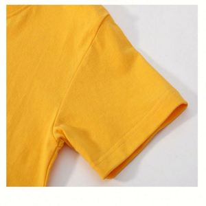 Custom Tee Graphic Essentials Men's 100% Cotton Regular Fit Short Sleeve T-Shirt <b>Drop</b> Shoulder Eco-Friendly Wholesale - Product Image 5