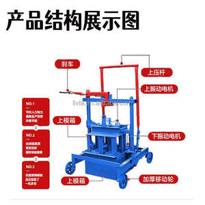 Machine de fabrication de briques en terre cuite mobile pour la <span class=keywords><strong>Tunisie</strong></span>, machine écologique de fabrication de parpaings et de briques en terre, <span class=keywords><strong>prix</strong></span> au Royaume-Uni et en Côte d'Ivoire - Product Image 6
