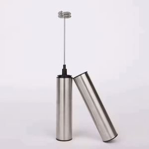 Electric Frother Milk With Sleeve Whisk Stainless Steel Electric Milk Frother Handheld USB Rechargeable Handheld Whisk - Product Image 1
