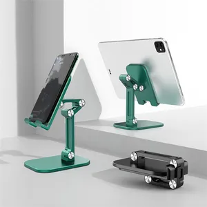 Desk Mobile Phone Holder Stand For Metal Desktop Tablet Holder Table Foldable Extend Support