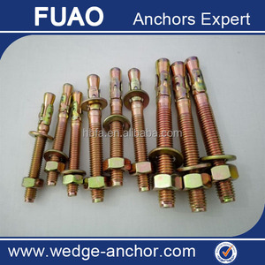 In acciaio al carbonio zinco placcato cuneo bullone di ancoraggio/ancoraggio di <span class=keywords><strong>espansione</strong></span> di ancoraggio/<span class=keywords><strong>cemento</strong></span> e <span class=keywords><strong>cemento</strong></span> ancoraggio - Product Image 5