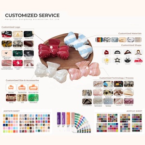 Nuevo Diseño, Pinzas <span class=keywords><strong>para</strong></span> el <span class=keywords><strong>Cabello</strong></span> con Mariposas Vintage Vívidas, Pinzas Grandes y Coloridas con Mariposas Simuladas, Pinzas Personalizadas - Product Image 5