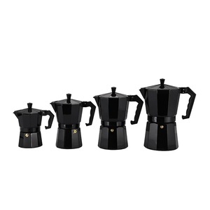 Pot à moka en aluminium de 150ml en gros Machine à expresso de camping de bonne qualité Bouilloire à café d'inspiration italienne pour les amateurs de plein air - Product Image 6