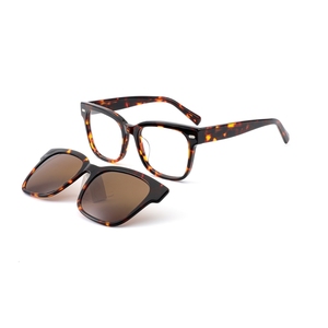 Gafas de Sol Polarizadas Retro Clásicas de Acetato con Diseño de Ojo de Gato, Protección UV400, con Clip, Ligeras y Modernas - Product Image 4