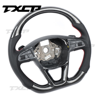 Compatible avec Seat Leon Cupra 2013-2019 Mk3 2017 Arona/2016-2017 Ateca/2018 Tarraco/2015 Toledo Volant en fibre de carbone véritable