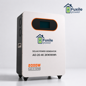 Generatore di Energia <span class=keywords><strong>Solare</strong></span> Tutto-in-Uno 2000W 4kWh |   Stazione di Alimentazione Portatile LiFePO4 con <span class=keywords><strong>Ricarica</strong></span> <span class=keywords><strong>Solare</strong></span> Rapida e Funzione UPS per Casa - Product Image 1
