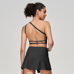 Conjunto de Top y Shorts de <span class=keywords><strong>Yoga</strong></span> para Mujer, Talla Grande, Corte Ajustado, Estampado Sólido, Secado Rápido, Transpirable, Ropa Deportiva, Novedad 2025 - Product Image 4
