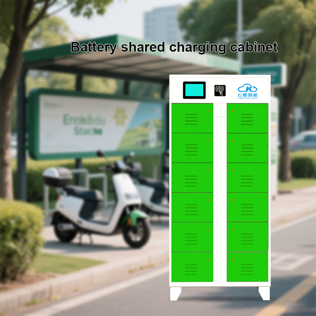 Battery Swapping System Quick Interchange Station Electric Bike Moped Scooter Smart Charging Station