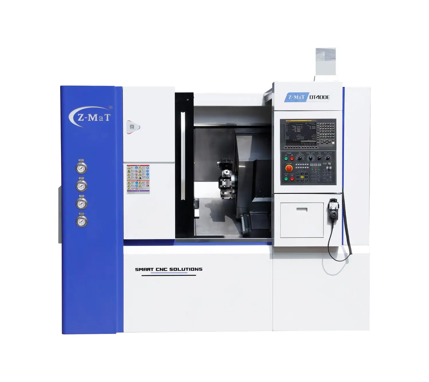 Z 매트 직접 공장 4 축 금속 가공 CNC 선반 터닝 센터 DT400 CE/ISO