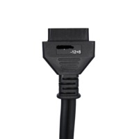 Câble adaptateur OBD carré noir 12+8 pour Chrysler 12-24V MS908 MS906 MaxiSys Pro pour X431 pour diagnostic Dodge Maserati
