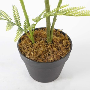 Pianta artificiale Jacaranda 120cm pianta artificiale finta pianta in vaso per arredamento del pavimento dell'ufficio - Product Image 4