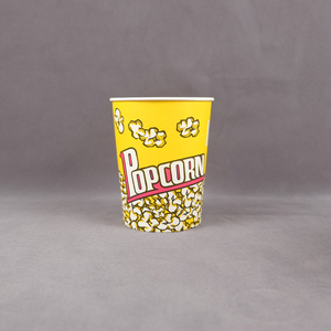 Seau à popcorn jetable en carton de qualité alimentaire, résistant à la graisse, contenants/gobelets à popcorn pour soirée cinéma, cinéma et fête - Product Image 4