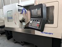 Tour à lit incliné de moyenne capacité DAS TX800-8PY, horizontal, en aluminium de qualité aérospatiale, usinage CNC
