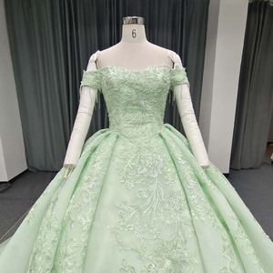 ANY256 Exclusive Mint <b>Green</b> Sweetheart <b>Tassel</b> Lace Pattern Evening Ball Gown <b>Dresses</b> - Product Image 4
