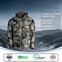 Veste d'hiver pour homme de haute qualité, camouflage, pour la chasse en plein air, légère, coupe-vent, avec capuche